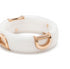 18kt rose gold D.Icon diamond band ring